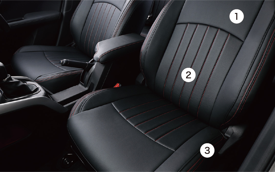 シートデザインとシートライン