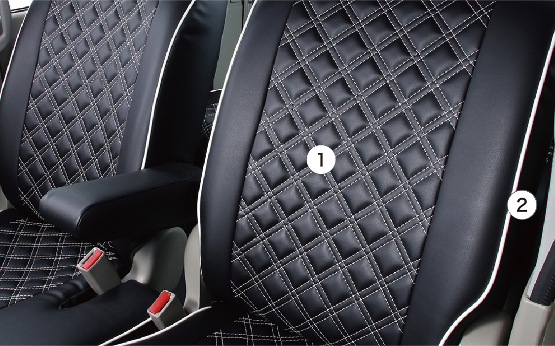 シートデザインとシートライン